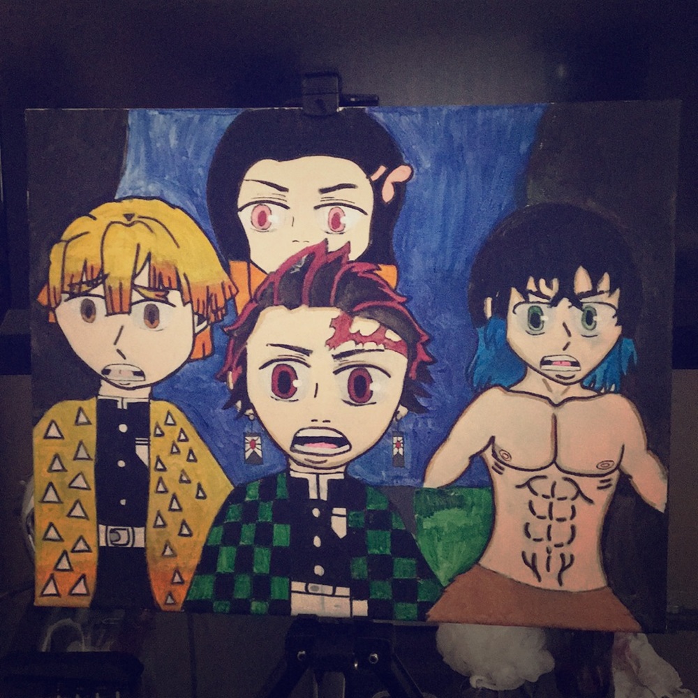 This is a Demonslayer Anime Painting,Hope you like